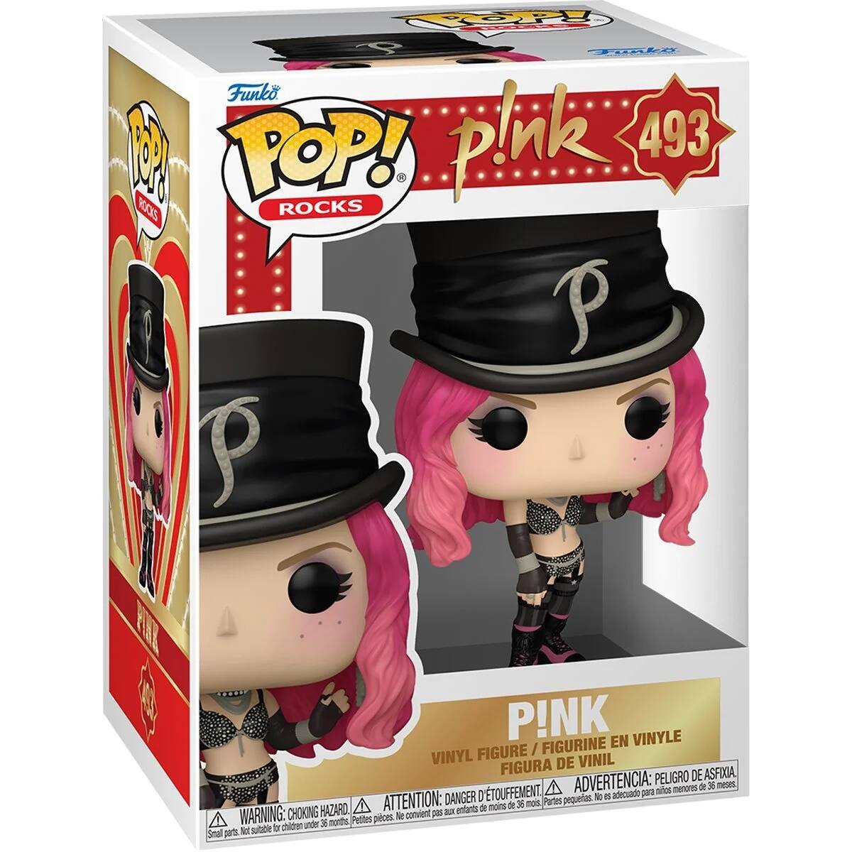 Funko POP! Rocks P!nk 493 Vinyl Figure / Figurine en Vinyle / Figura de Vinil

Advertencia: Peligro de Asfixia. No es adecuado para menores de 36 meses. Attention: Danger d'asphyxie. Ne convient pas aux enfants de moins de 36 mois. Warning: Choking Hazard. Not suitable for children under 36 months. Small parts.