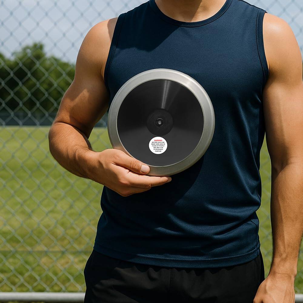 Alt View 6. Amber Sporting Goods - Amber Fight Gear Grand Prix Discus IAAF Certified Training Discus, 85% Rim Weight, ABS Plates, 2kg - Multicolor.