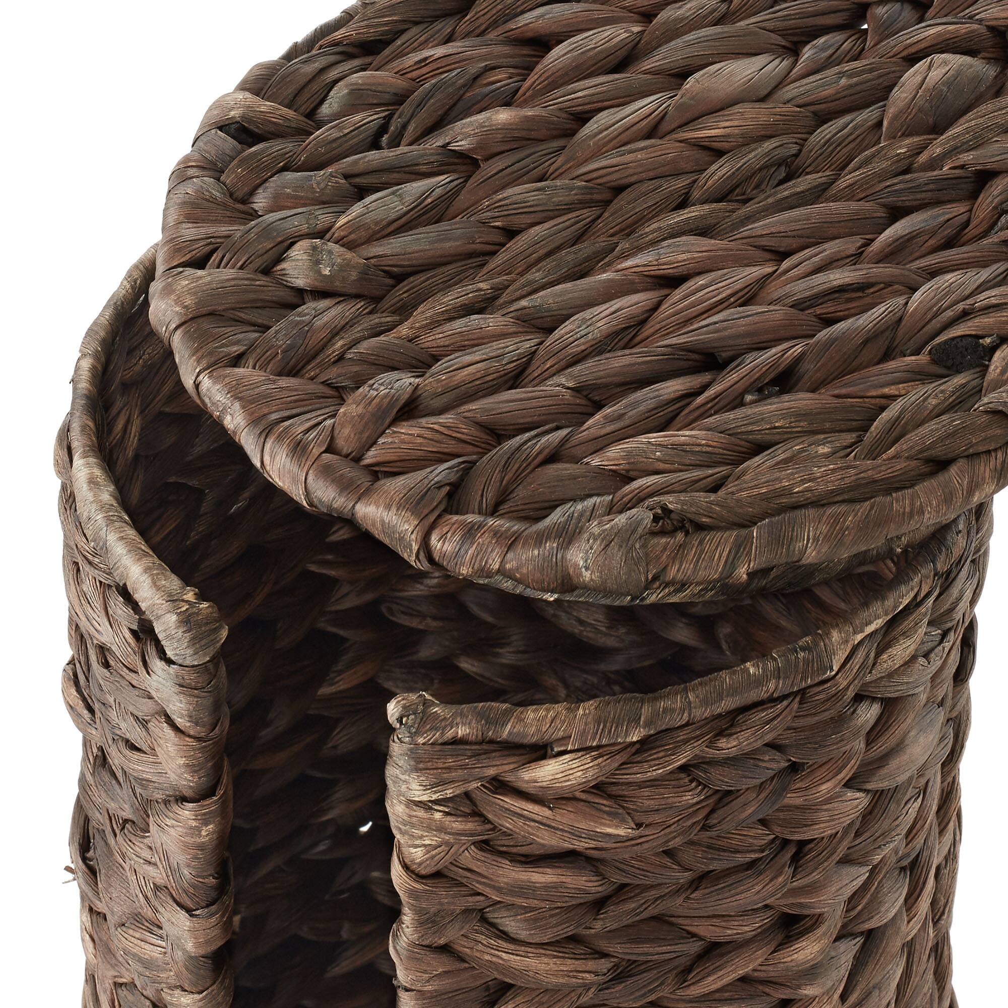 Alt View 4. Casafield - Toilet Paper Roll Holder Stand - Bathroom Tissue Storage - Espresso.