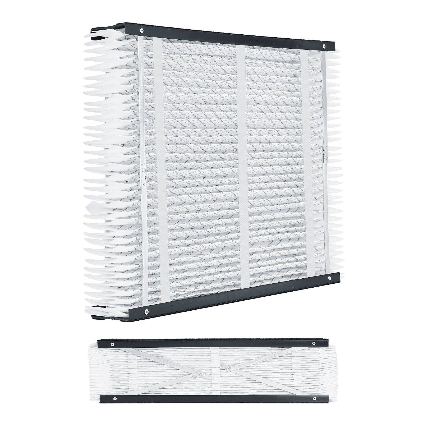 Alt View 8. Glintex - Air Filter, 20x25x4 Furnace Filter MERV 16, Electrostatic Pleated HVAC AC Filter 2-Pack, Captures Dust Smog Dander.