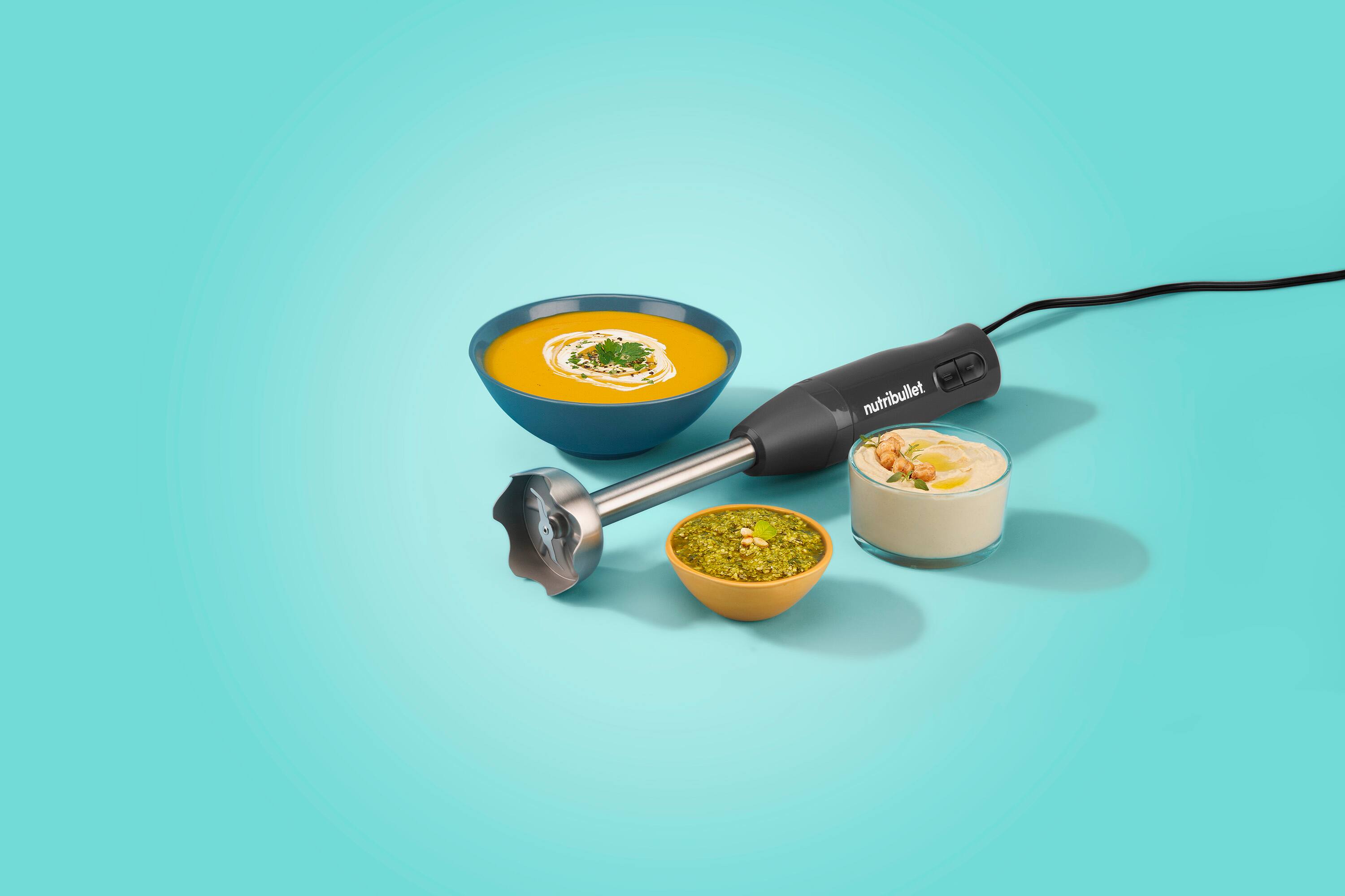 Alt View 2. NutriBullet - LITE Immersion Blender - Black.