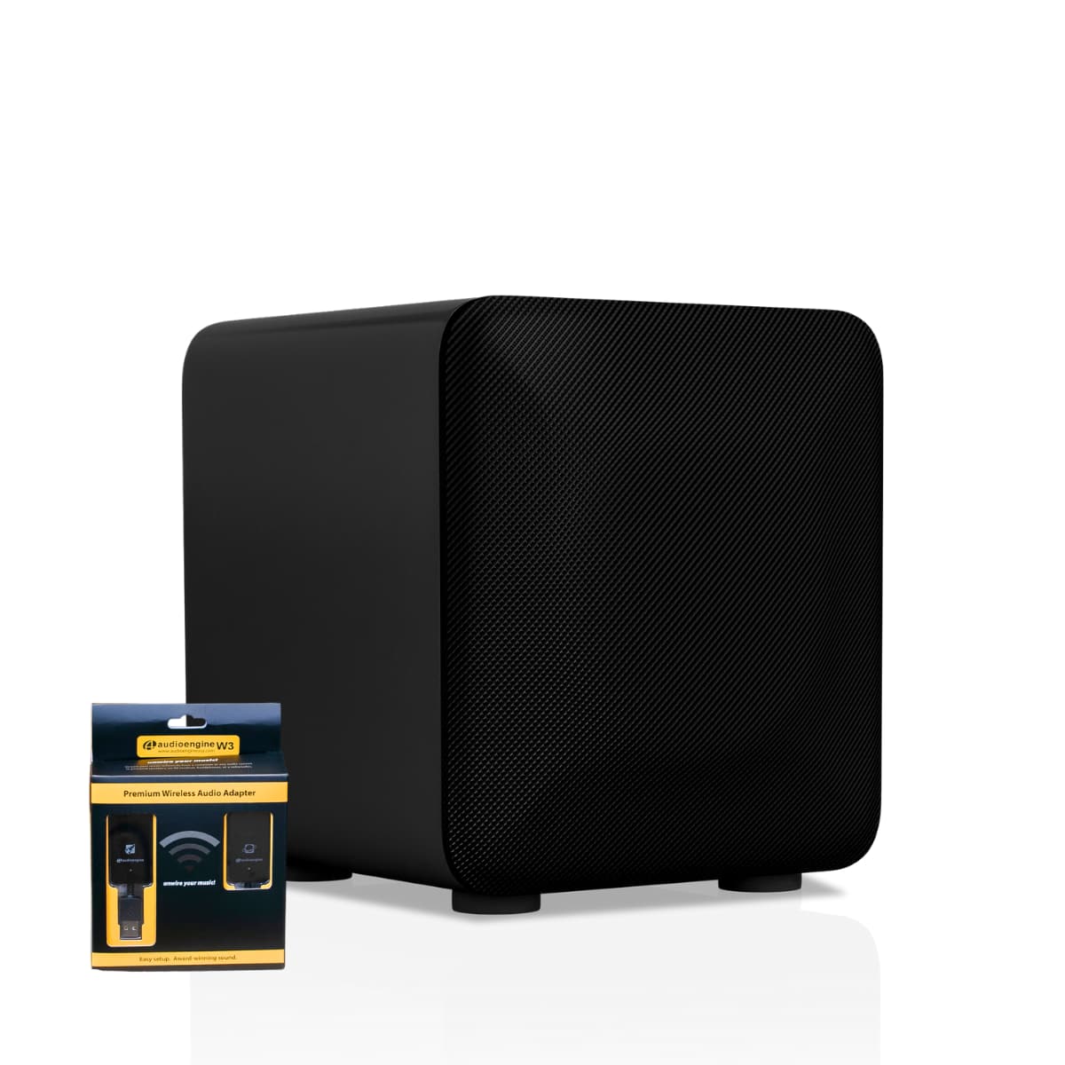 Audioengine - S6 Wireless Subwoofer - Black