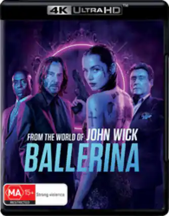 Front. Ballerina (From the World of John Wick: Ballerina) - 4K Blu-Ray.