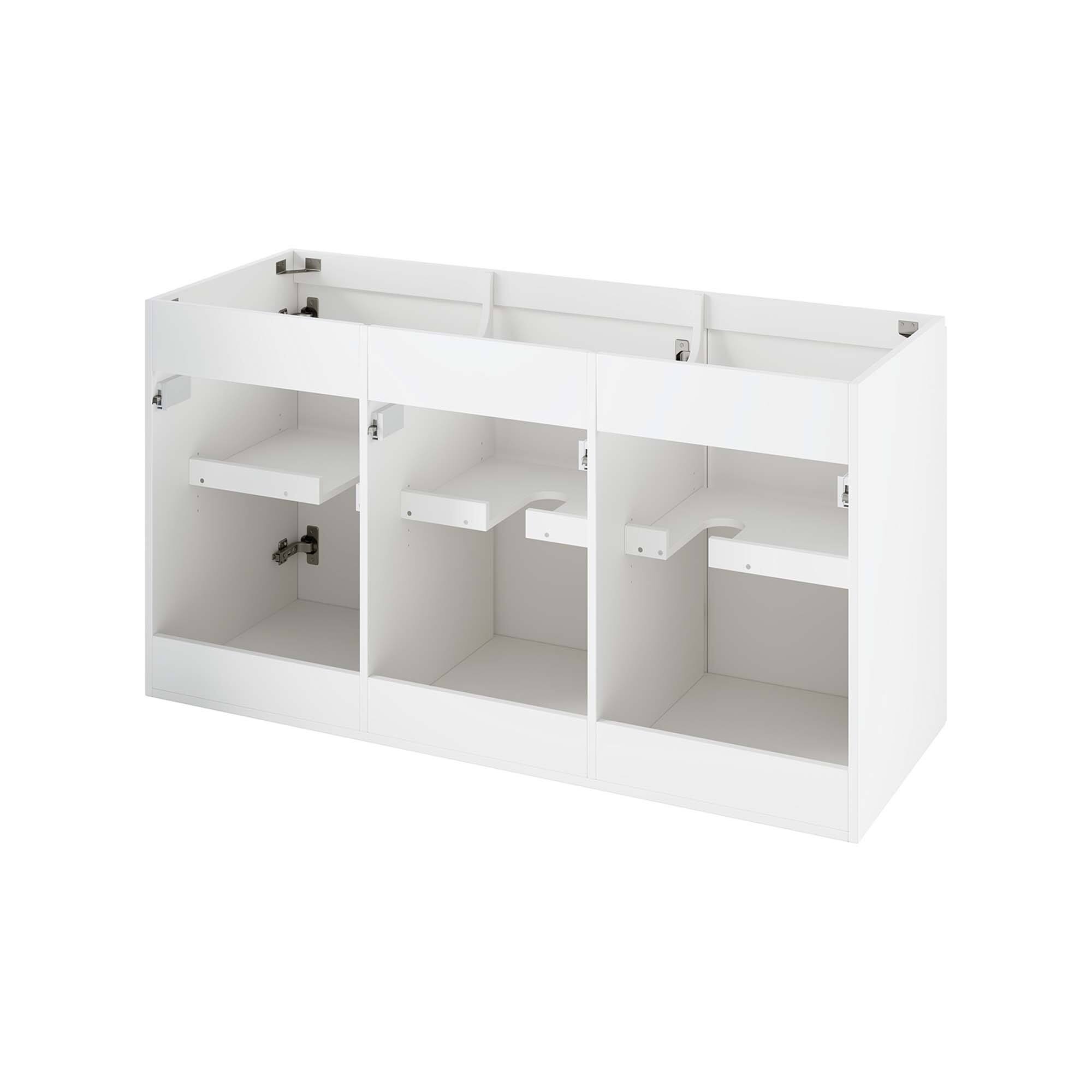 Alt View 1. Modway - Bryn Wall-Mount Bathroom Cabinet Basin Not Included - White.