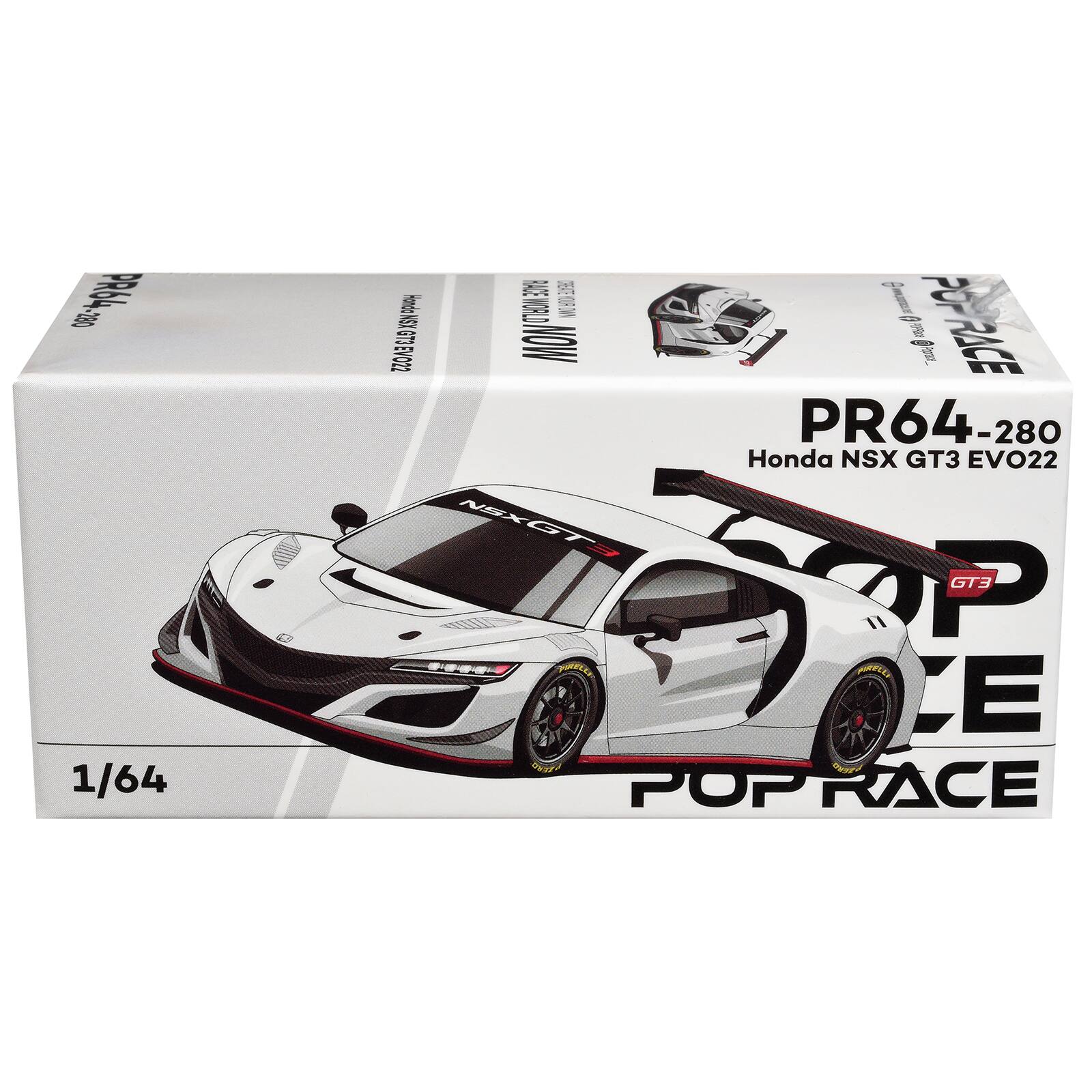 30 R64 1/64 PAOE O Kondal RL OM G n O POF O GLEN B 13 KOW 1 RACE 00 PR64. -280 Honda NSX GT3 EVO22 NSXCTS TA G13 P PULEE POOTEED E POP RACE