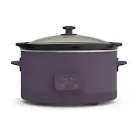 Bella - 6-qt. Programmable Slow Cooker - Plum - Front_Zoom