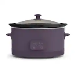 Bella - 6-qt. Programmable Slow Cooker - Plum