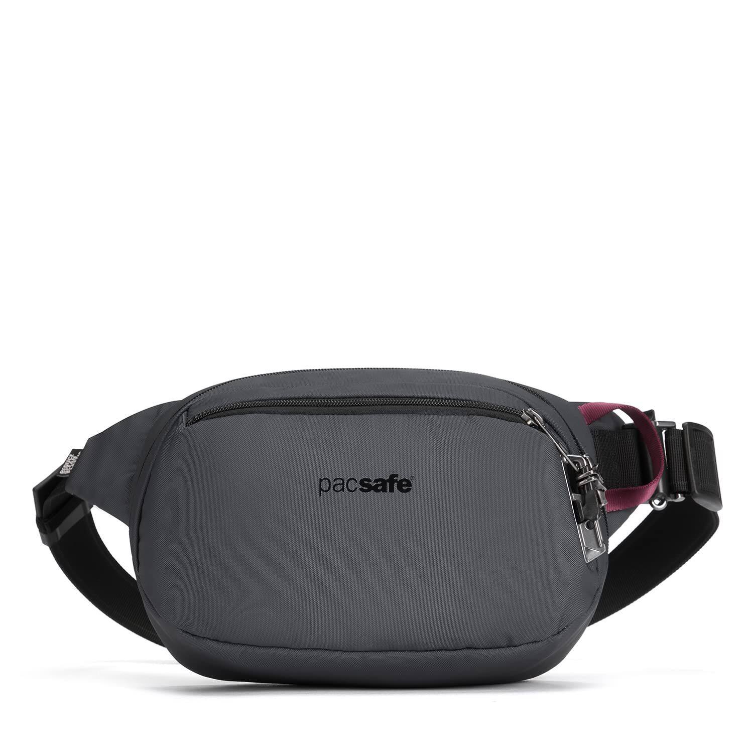 Front. Pacsafe - Vibe 100 4L Anti Theft Fanny Pack - Slate.