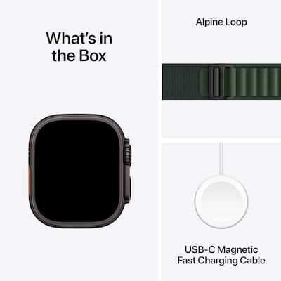 Apple Watch Ultra 2 (GPS+Cellular) 49mm Titanium Case with Dark Apple Watch Ultra 2 (GPS+Cellular) 49mm Titanium Case with Dark