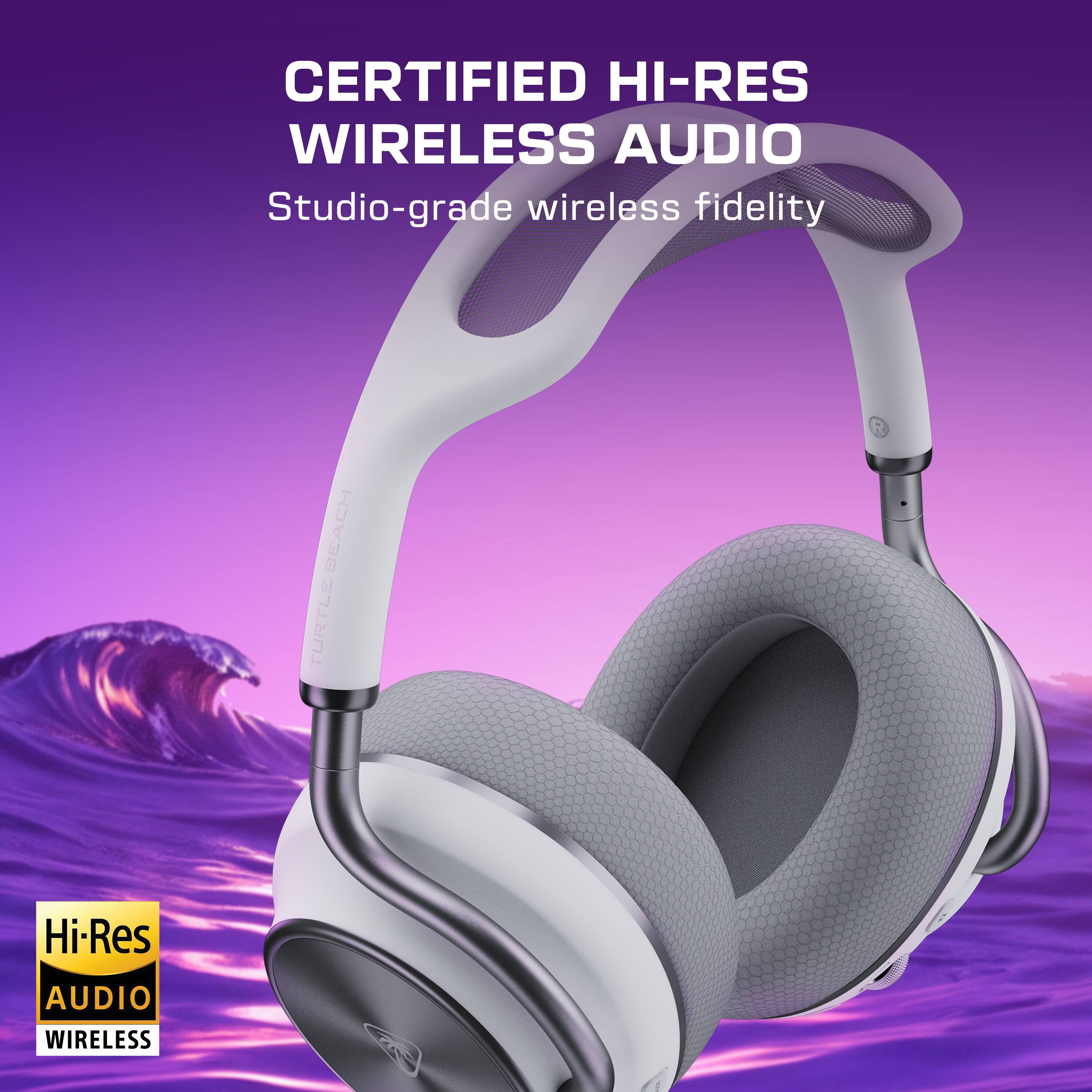 CERTIFIED HI-RES WIRELESS AUDIO  
Studio-grade wireless fidelity  

Hi-Res AUDIO WIRELESS