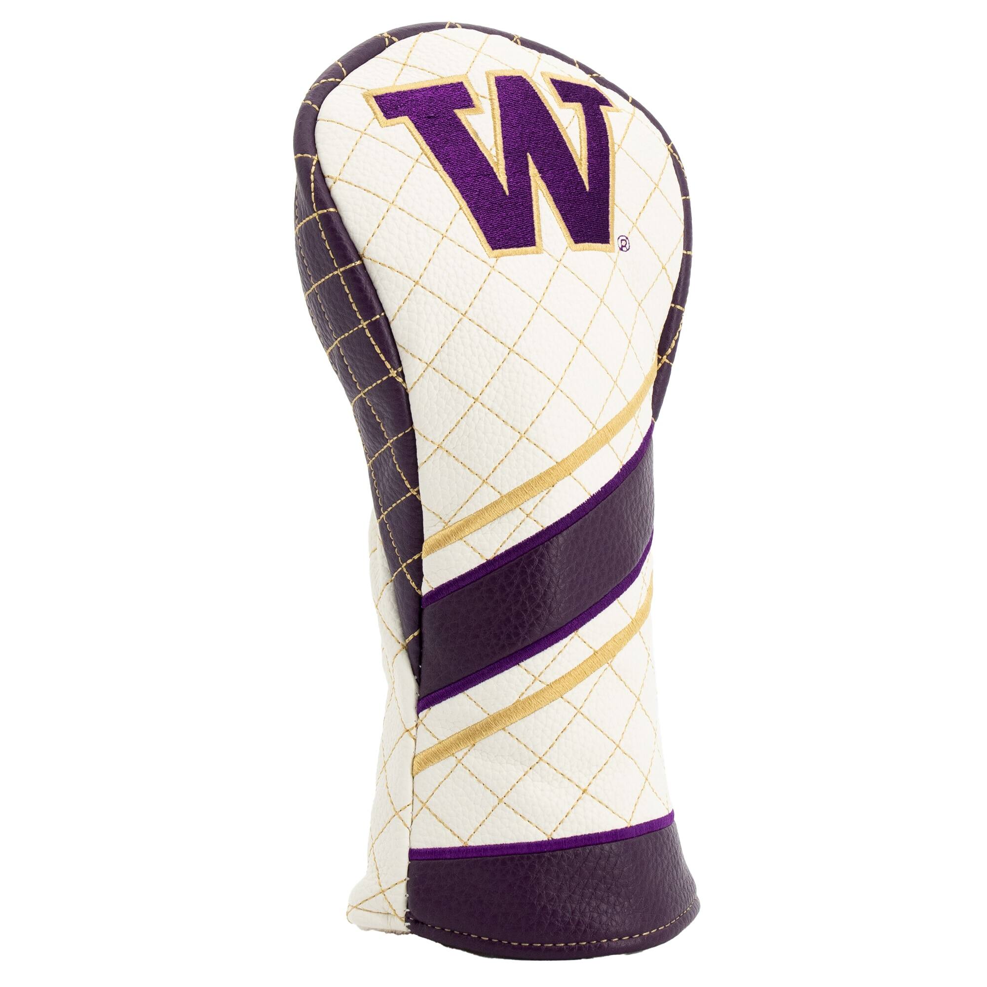 Alt View 2. Team Golf - Washington Huskies Striped Quilted Fairway Headcover - Multicolor.