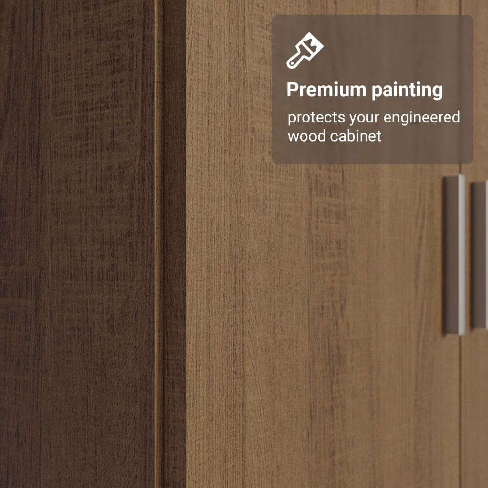 Premium painting protects your engineered wood cabinet