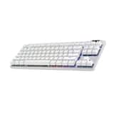 Logitech - PRO X TKL LIGHTSPEED Wireless Mechanical Tactile Switch Gaming Keyboard with LIGHTSYNC RGB for PC - White