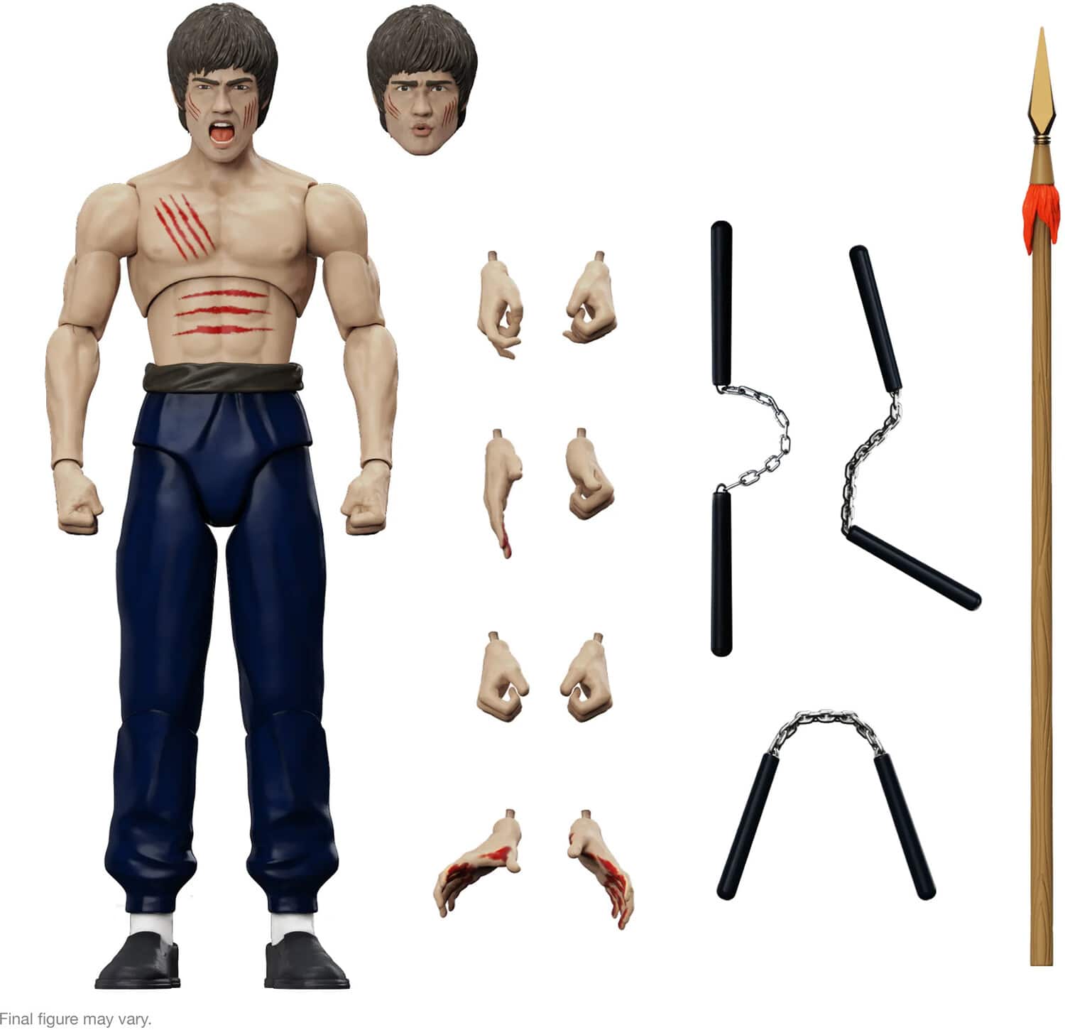Super7 - Bruce Lee ULTIMATES! Wave 2 - Bruce Lee (The Fighter) - COLLECTABLES - Multicolor