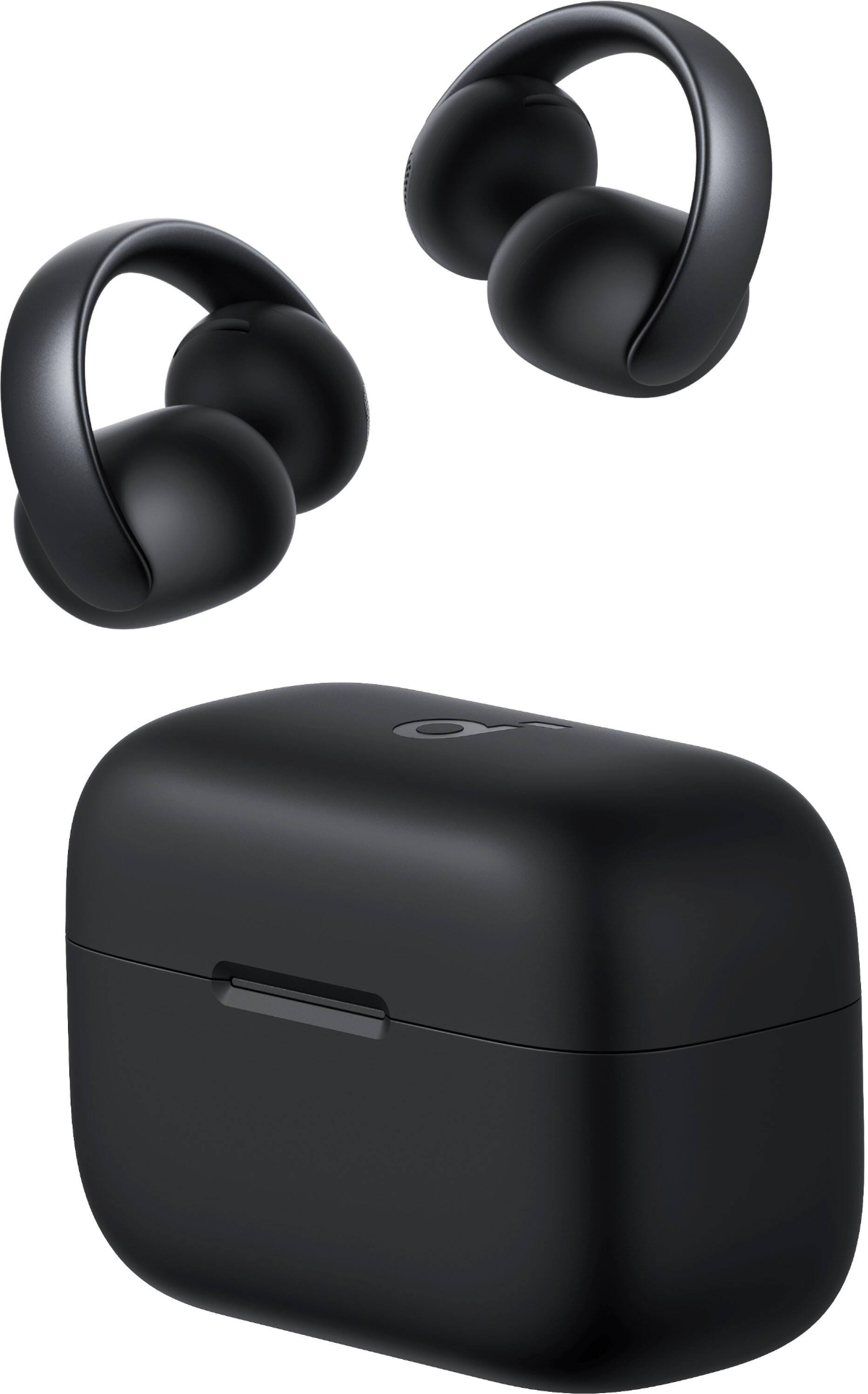 Alt View 6. Soundcore - by Anker AeroClip Open-Ear Clip-On Earbud Headphones - Black.