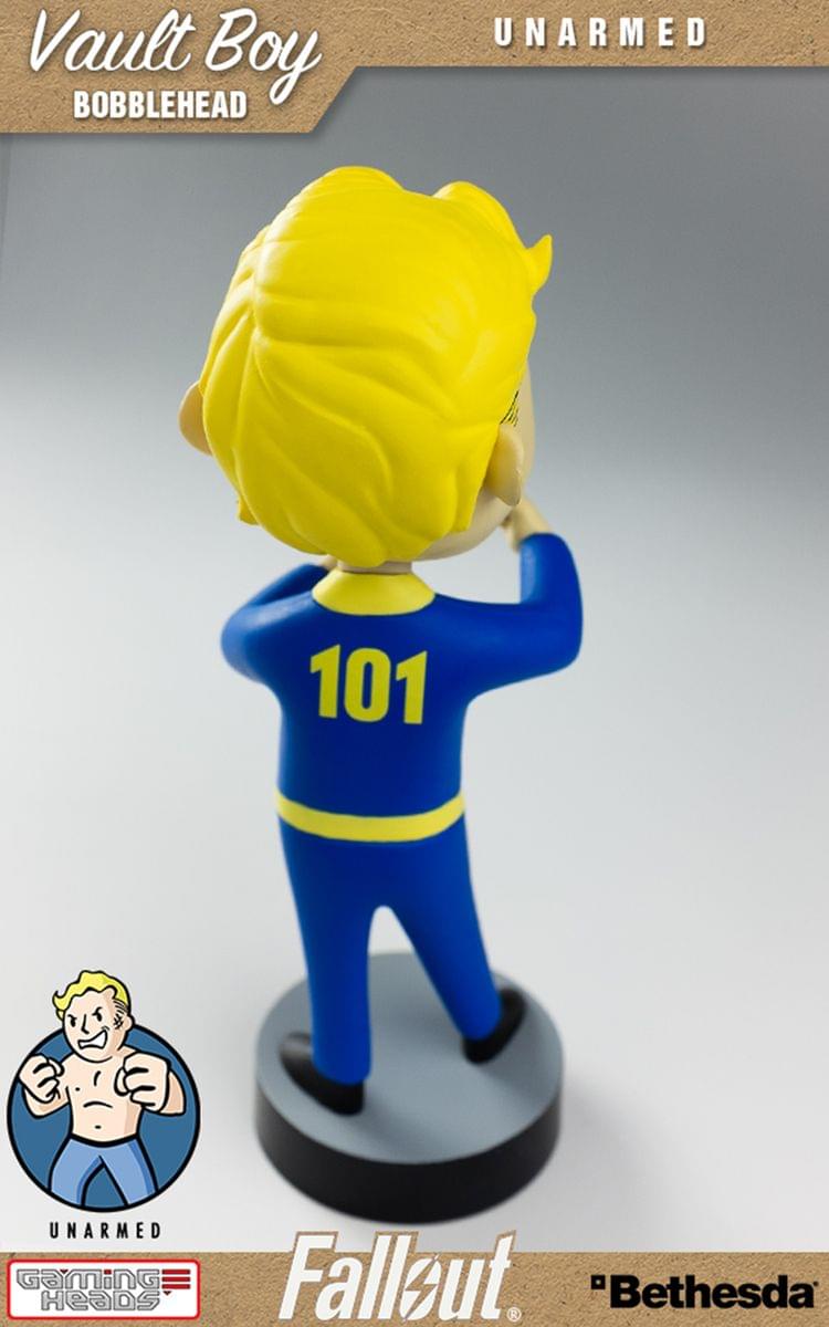 Vault Boy BOBBLEHEAD UNARMED 101 UNARMED Gaming Heads Fallout. "Bethesda