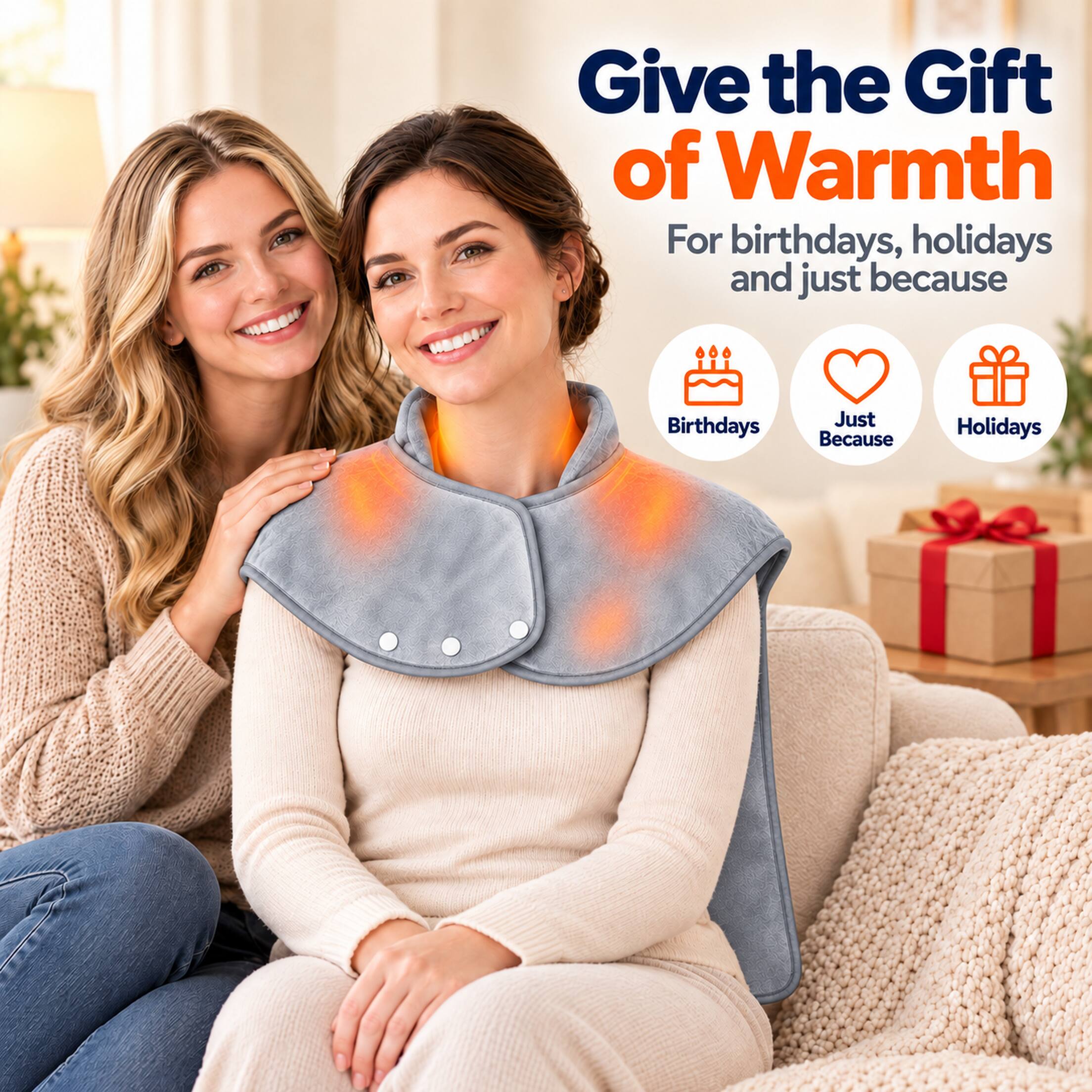 Give the Gift of Warmth  
For birthdays, holidays and just because

Birthdays  
Just Because  
Holidays