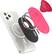 Alt View Zoom 11. PopSockets - MagSafe Pill-shape PopGrip Cell Phone Grip & Stand - Neon Pink.
