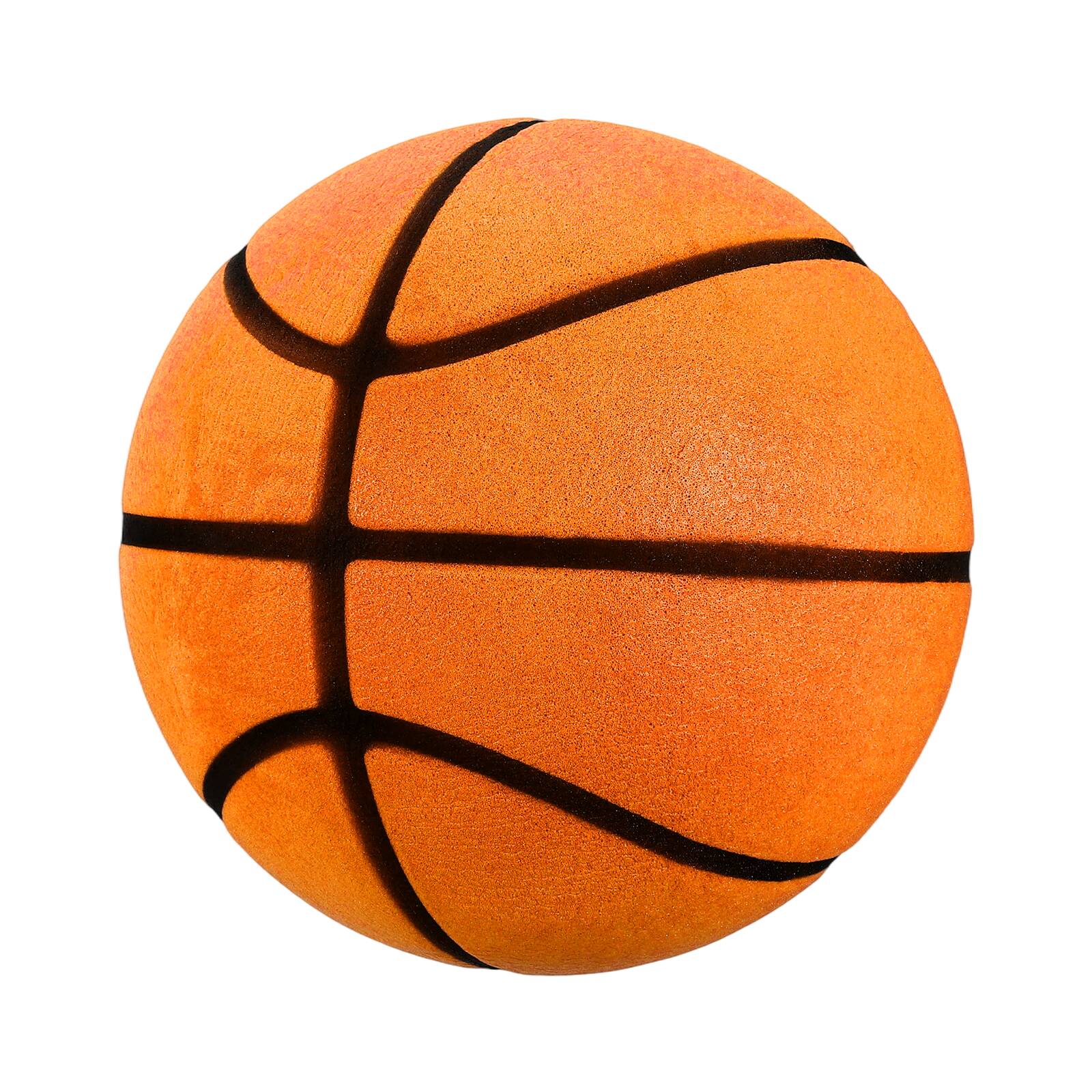"Unique Bargains - Silent Basketball Size 5 (8.3"") Quiet Basketball High Density Foam No Noise 3D Groove Bouncing Ball with Net Bag - Orange" price history on PriceWatchPro