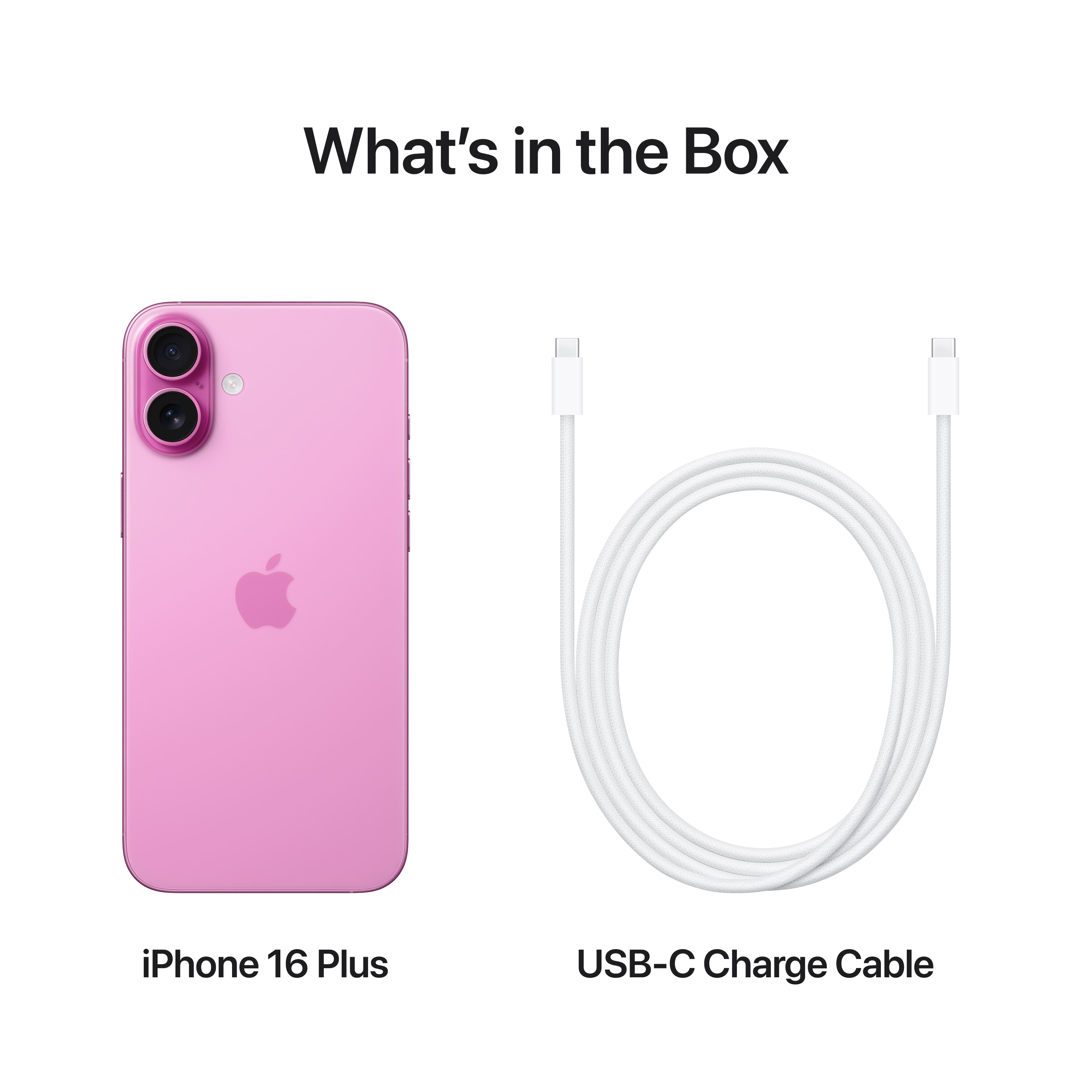 What's in the Box: iPhone 16 Plus USB-C Charge Cable