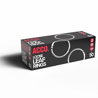 ACCO LOOSE LEAF RINGS  
ACCO  
LOOSE LEAF RINGS  
50 RINGS