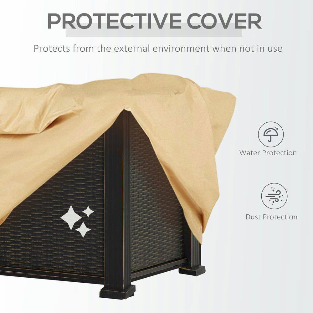 **PROTECTIVE COVER**

Protects from the external environment when not in use

- Water Protection
- Dust Protection