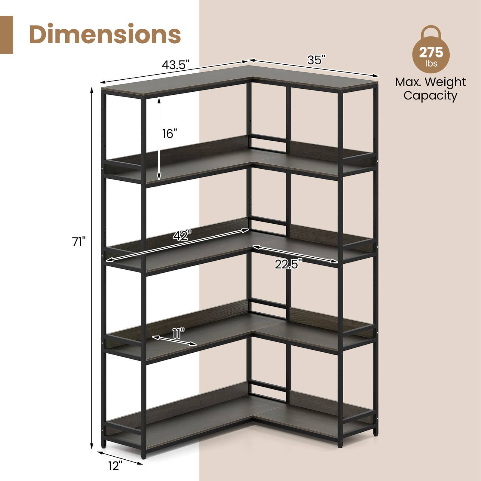 Dimensions: 43.5" x 35" x 275 lbs. Max. Weight Capacity: 16" x 71" x 42"
