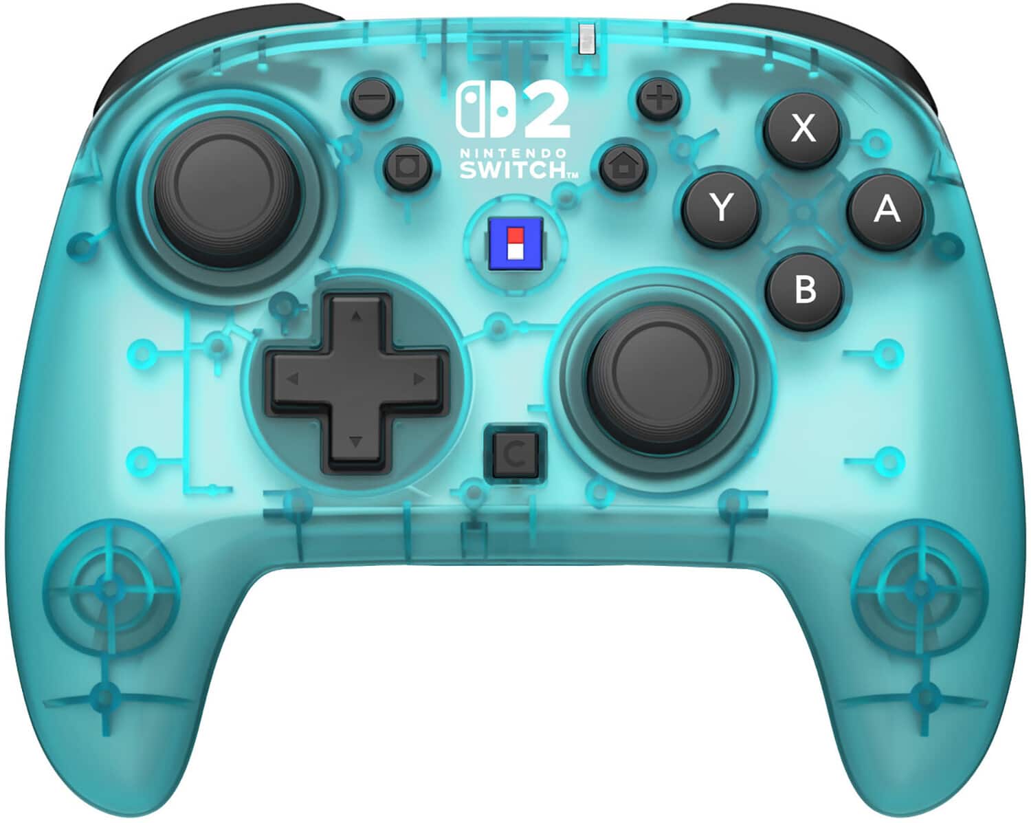Hori - Switch 2 Accessory: HORI-Wireless HORIPAD Turbo (Aqua) for Nintendo Switch 2 - Multicolor
