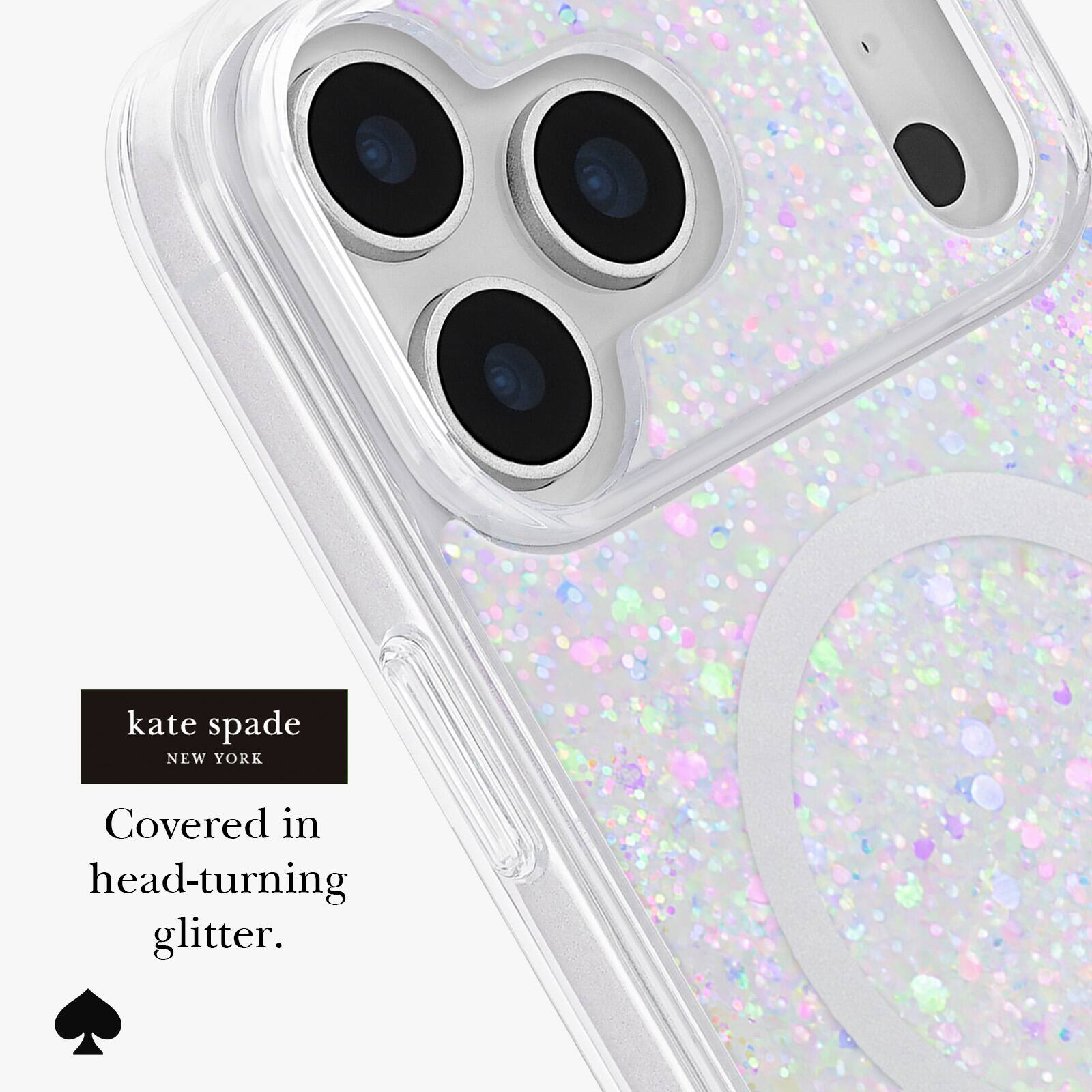 kate spade NEW YORK  
Covered in head-turning glitter.