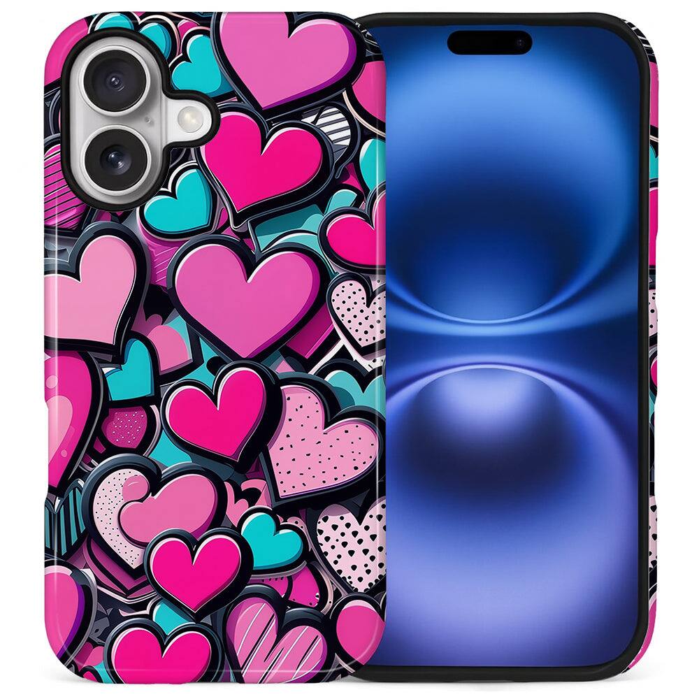 Candy Heart Stack for iPhone 17