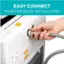 Alt View 1. Black+Decker - BLACK+DECKER Small Portable Washer, Portable Washer 1.7 Cu.Ft. with 6 Cycles, Transparent Lid & LED Display - White.
