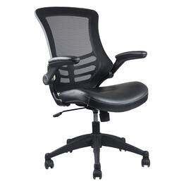 Forest'nSky - Techni Mobili Modern Mesh Office Chair, Mid-Back with Adjustable Arms - Black