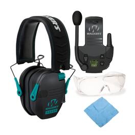 Walkers - Razor Shooting Muff with Walkie Talkie, Glasses and Cloth - Black/Teal