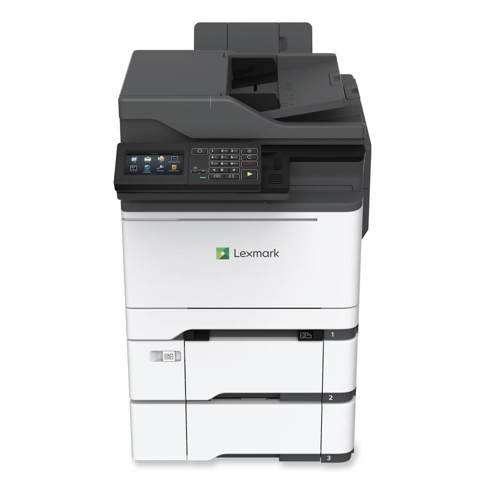 Back. Lexmark - 42C7380 CX622ade Copy/Fax/Print/Scan Multifunction Printer - false.