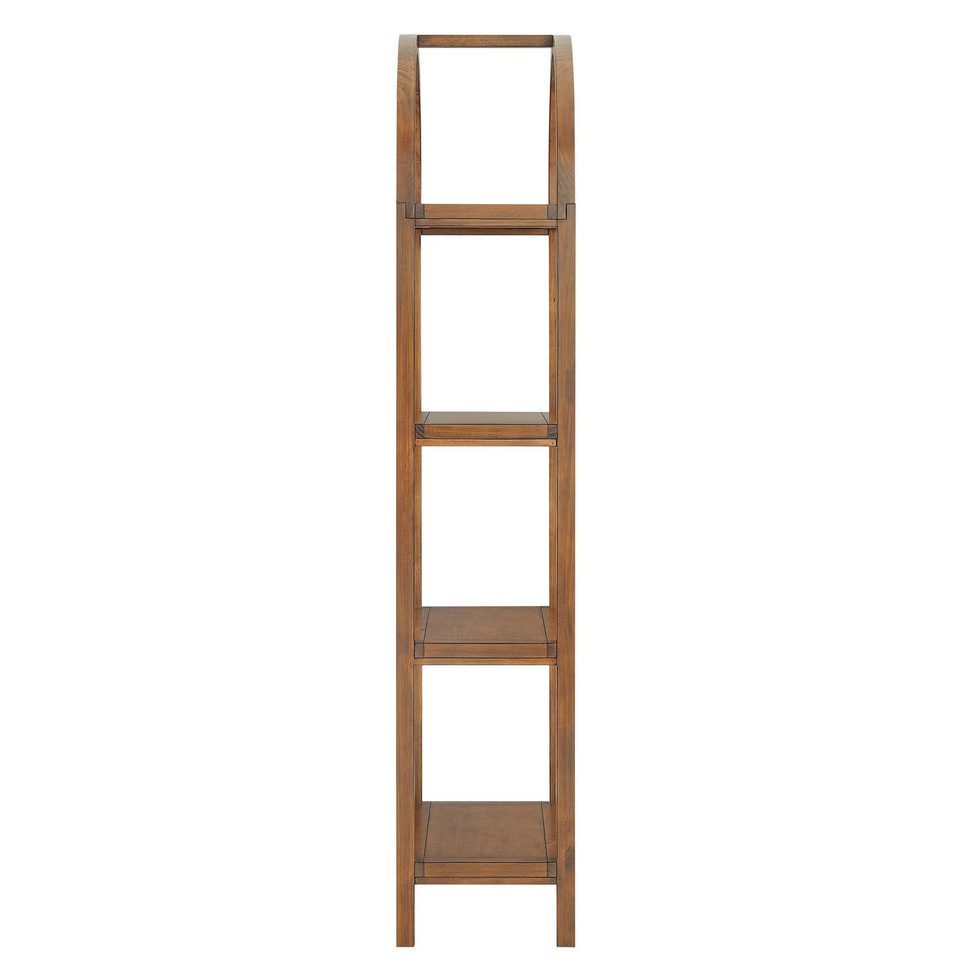 Alt View 2. Modway - Vexley 72 Inch Large Arched Bookshelf by Modway - Walnut.