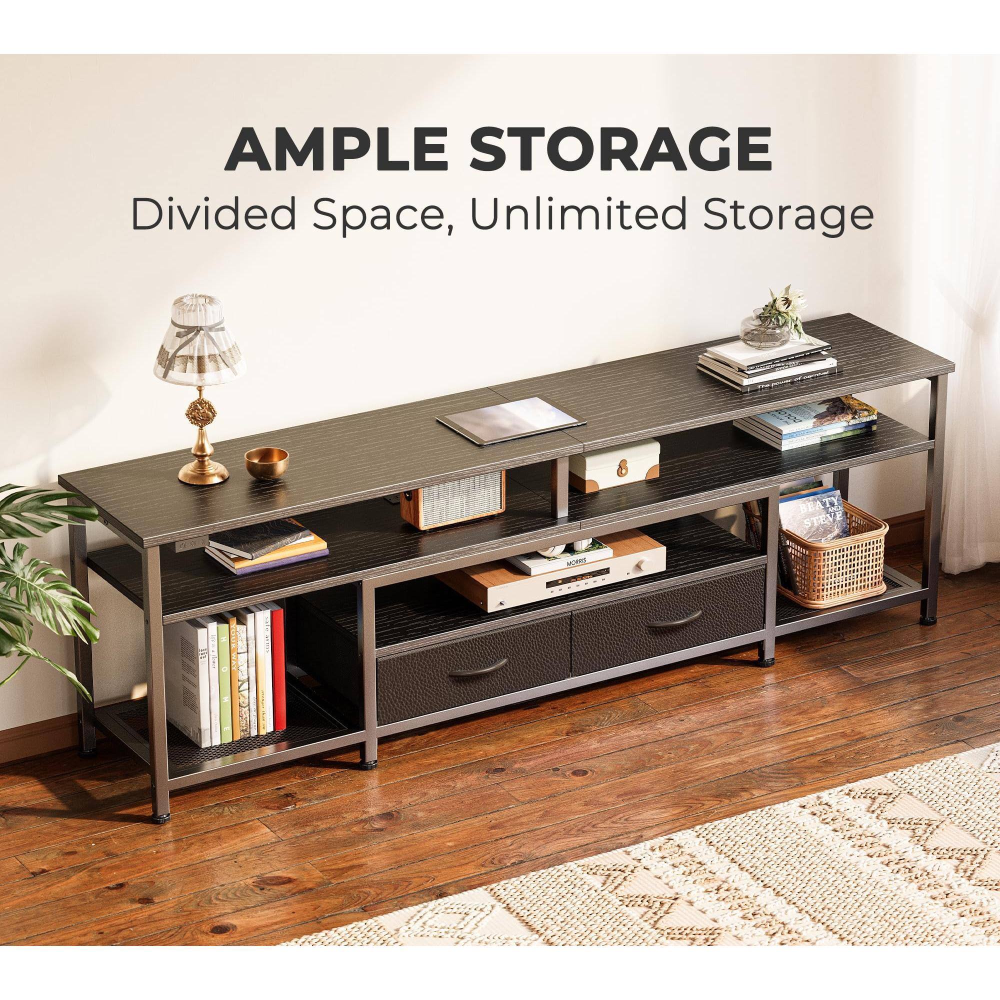 AMPLE STORAGE  
Divided Space, Unlimited Storage