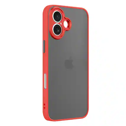 Front. SaharaCase - Apple iPhone 17 Slim Case | Matte Finish | Tough Shell | Venture Series - Red.