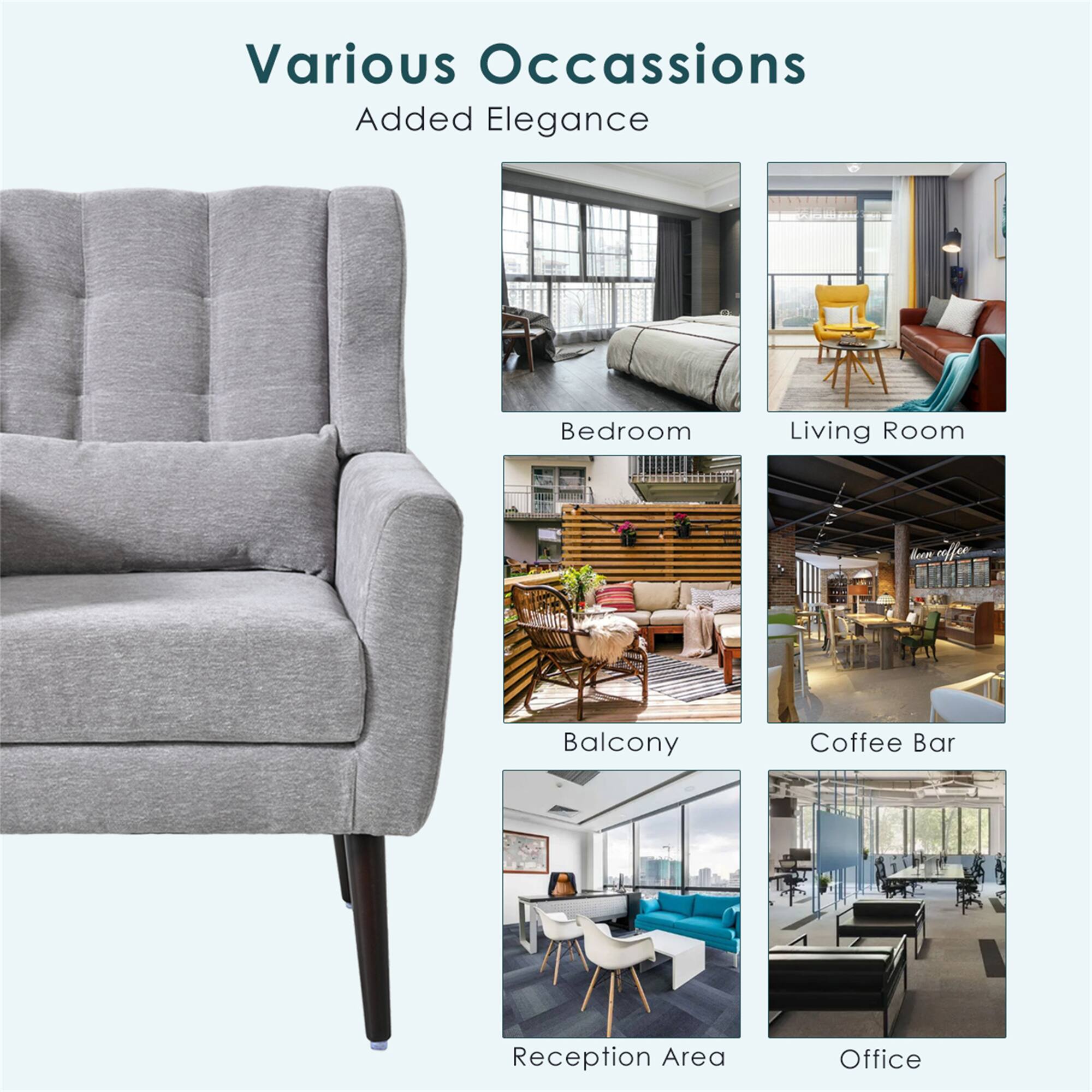 Various Occasions  
Added Elegance  

- Bedroom  
- Living Room  
- Balcony  
- Coffee Bar  
- Reception Area  
- Office