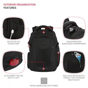 17 inch laptop backpack swiss gear with usb port SwissGear Travel Tech Elite Fits Laptops up to 16 ScanSmart TSA-Friendly Backpack Port, Shoe Compartment & Organizer Pockets Black Dot : Electronics Get your game on with the Swissgear 8120 USB Gaming Backpack designed for gamers who want it all SwissGear Tool Backpack Fits