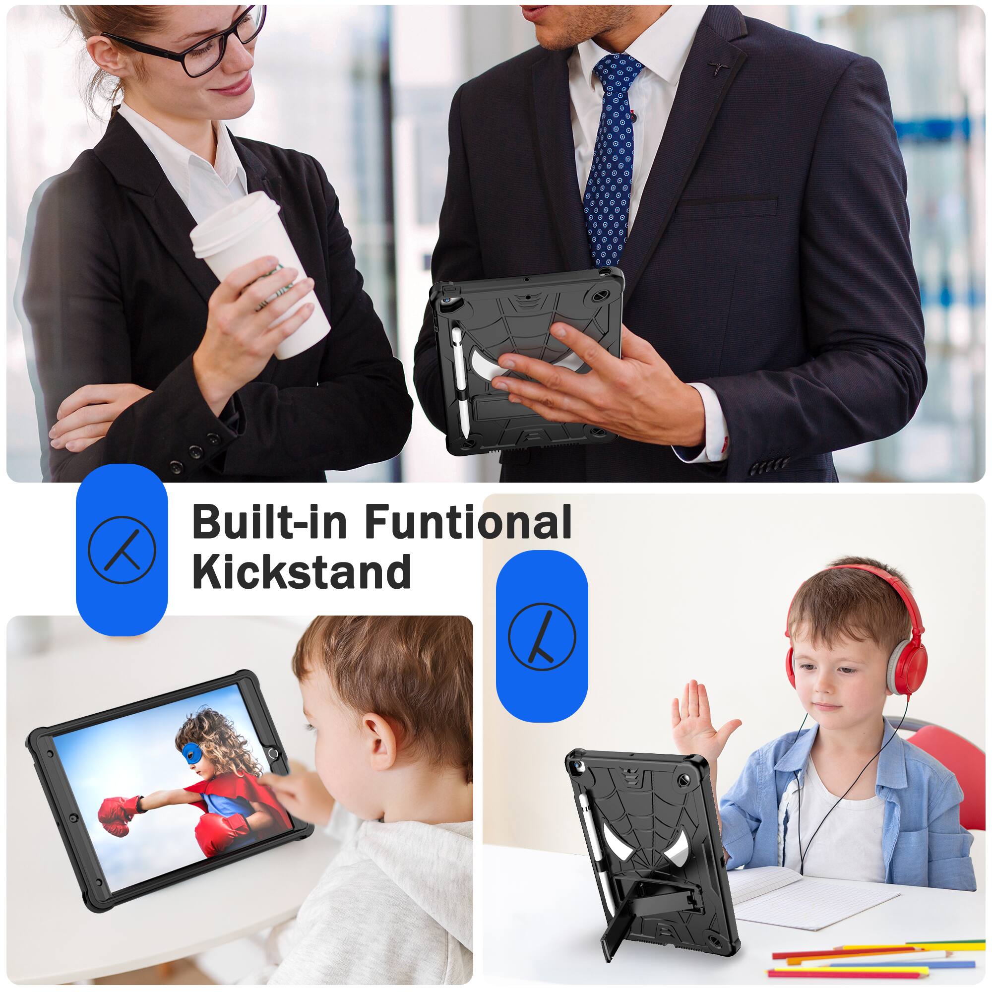 Built-in Functional Kickstand