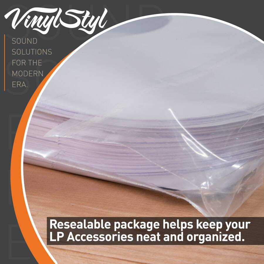 PopMarket Vinyl Styl® VS P 019 12 Inch Inner Record Sleeves Round ...