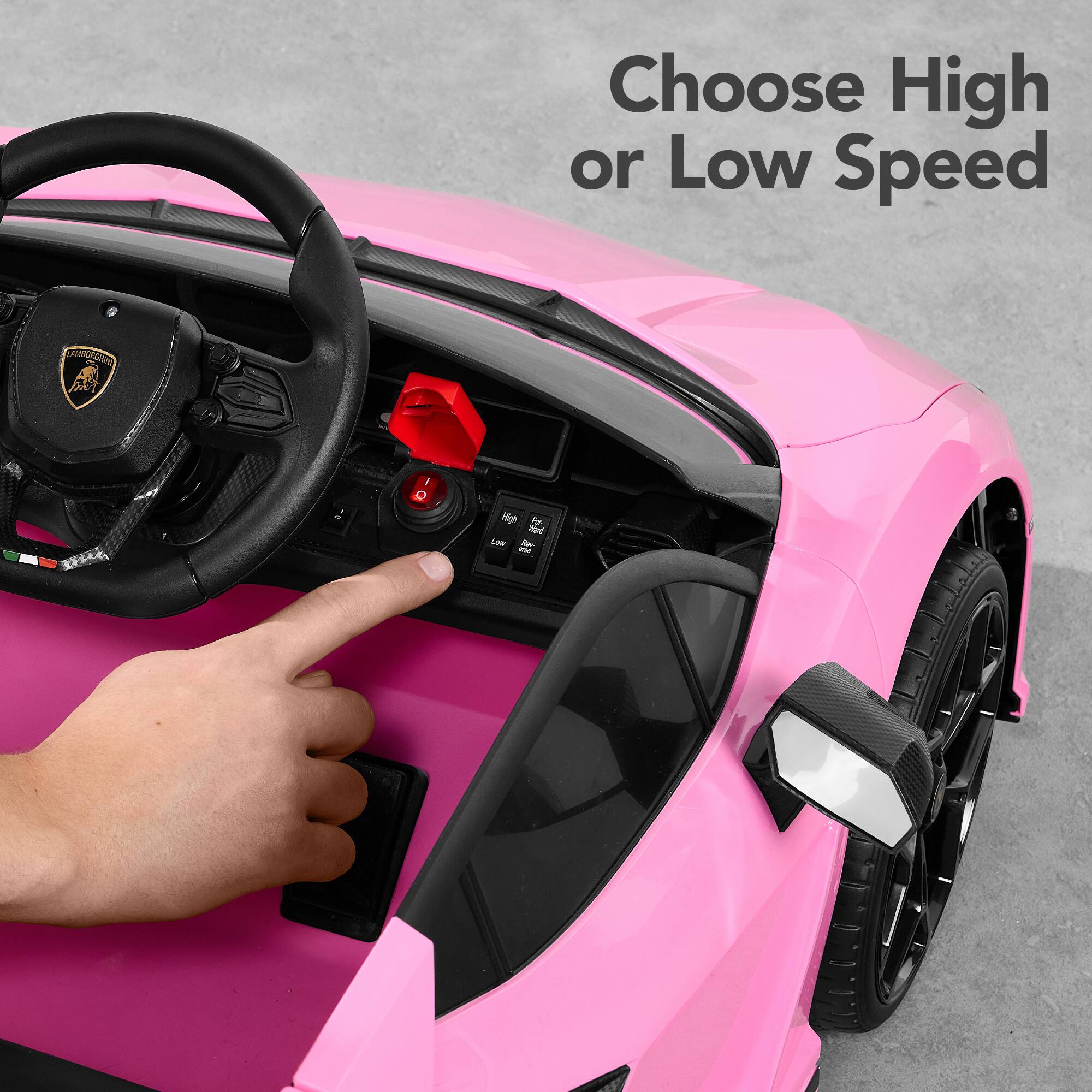Choose High or Low Speed.