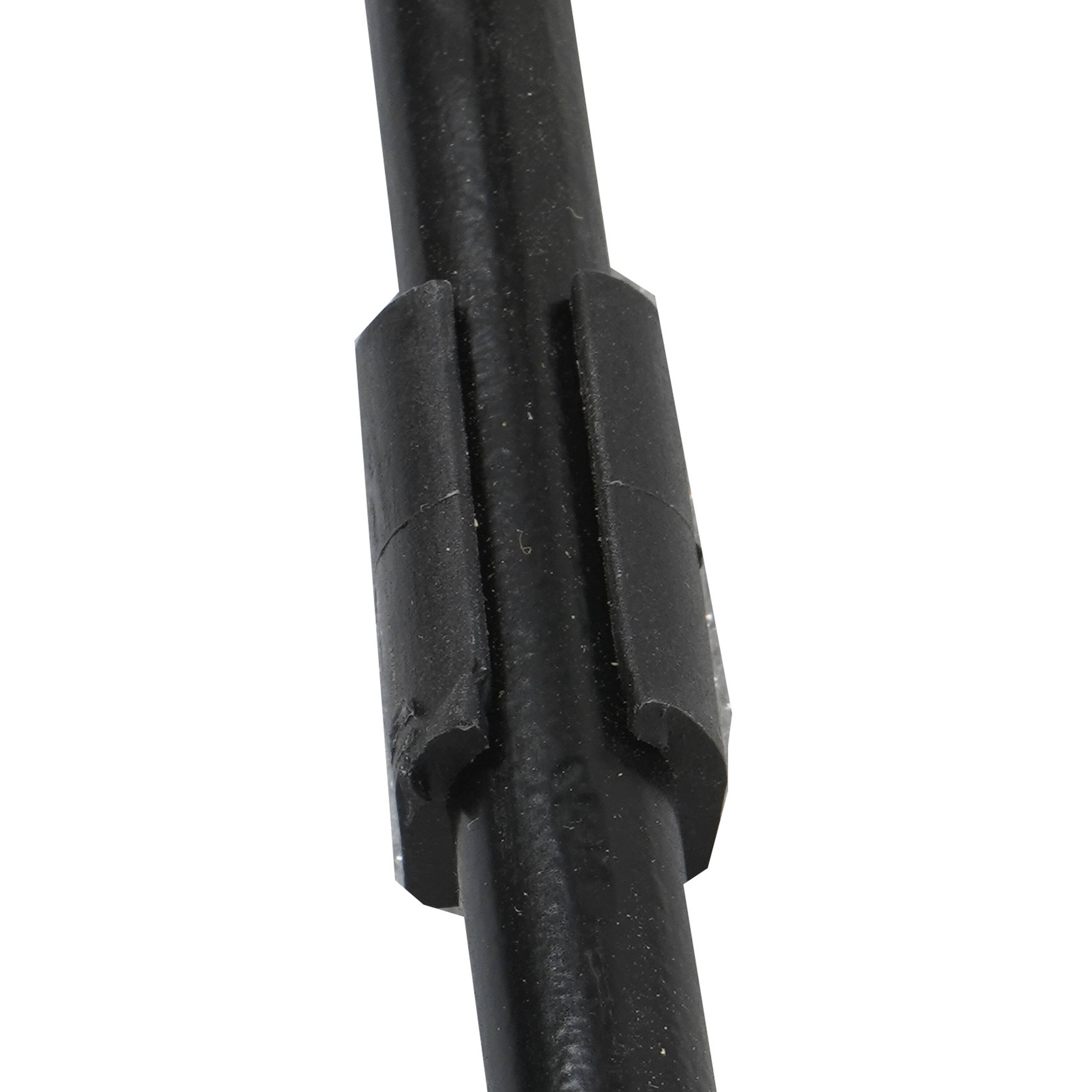 Alt View 8. Manhattan Lane - Tiva 30 Inch Handcrafted Backless Barstool, Whitewashed Mango Wood Saddle Seat, Black Metal Base - White, Black.