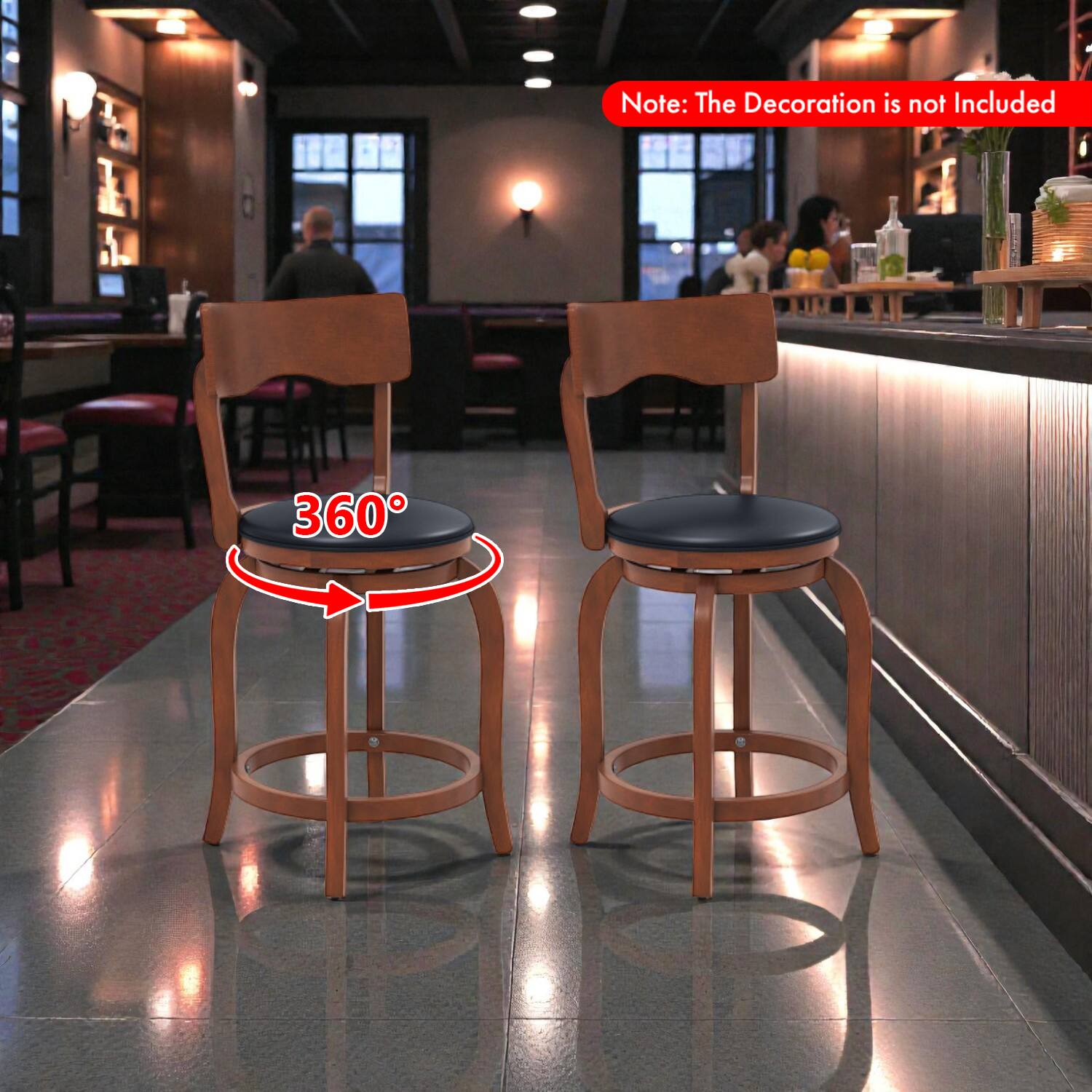 Note: The Decoration is not Included

360°