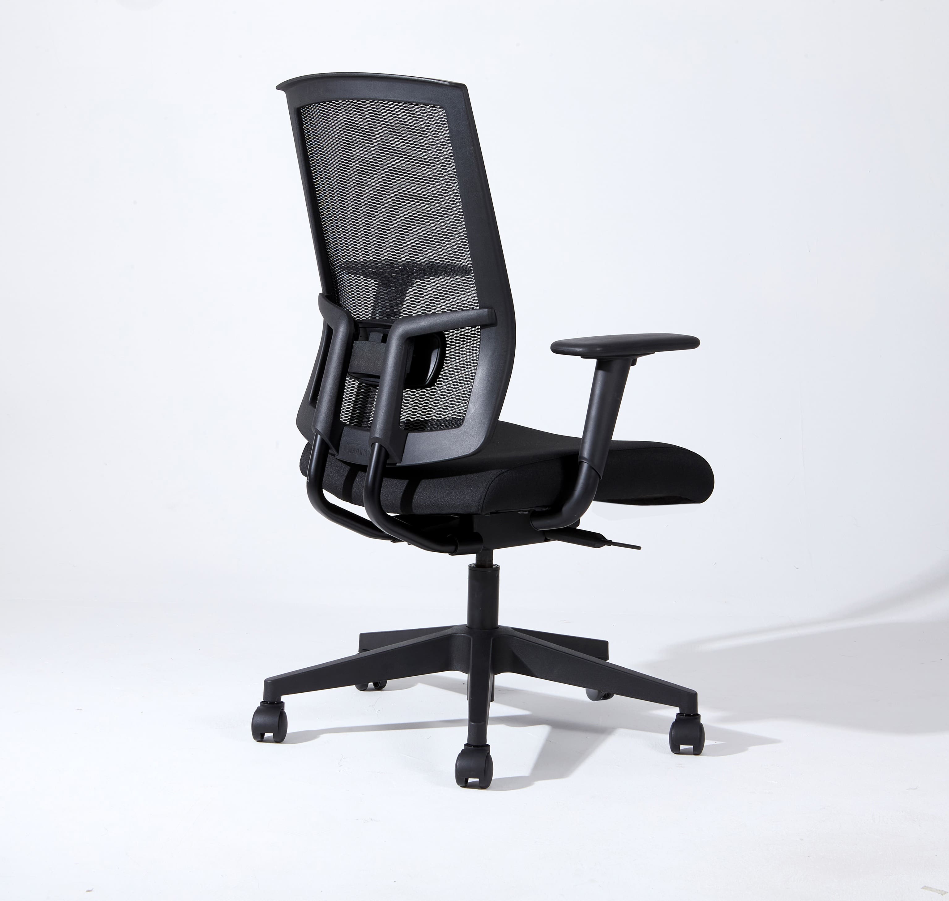 Spaco - Executive Office Chair, Ergonomic High Back Mesh, Adjustable Arms, For Home Office - Black