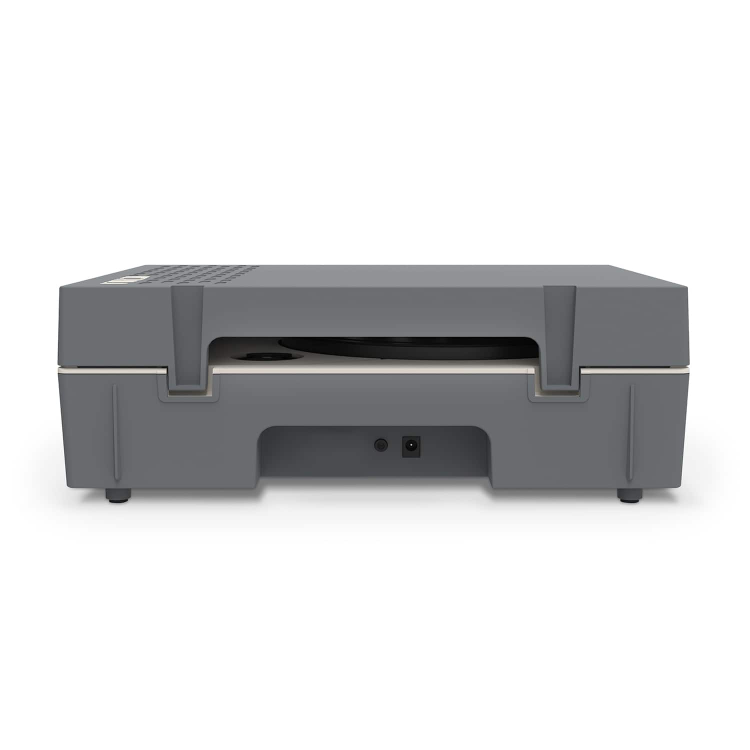 Alt View 18. Victrola - Re-Spin Sustainable Bluetooth Suitcase Record Player - Graphite Grey.