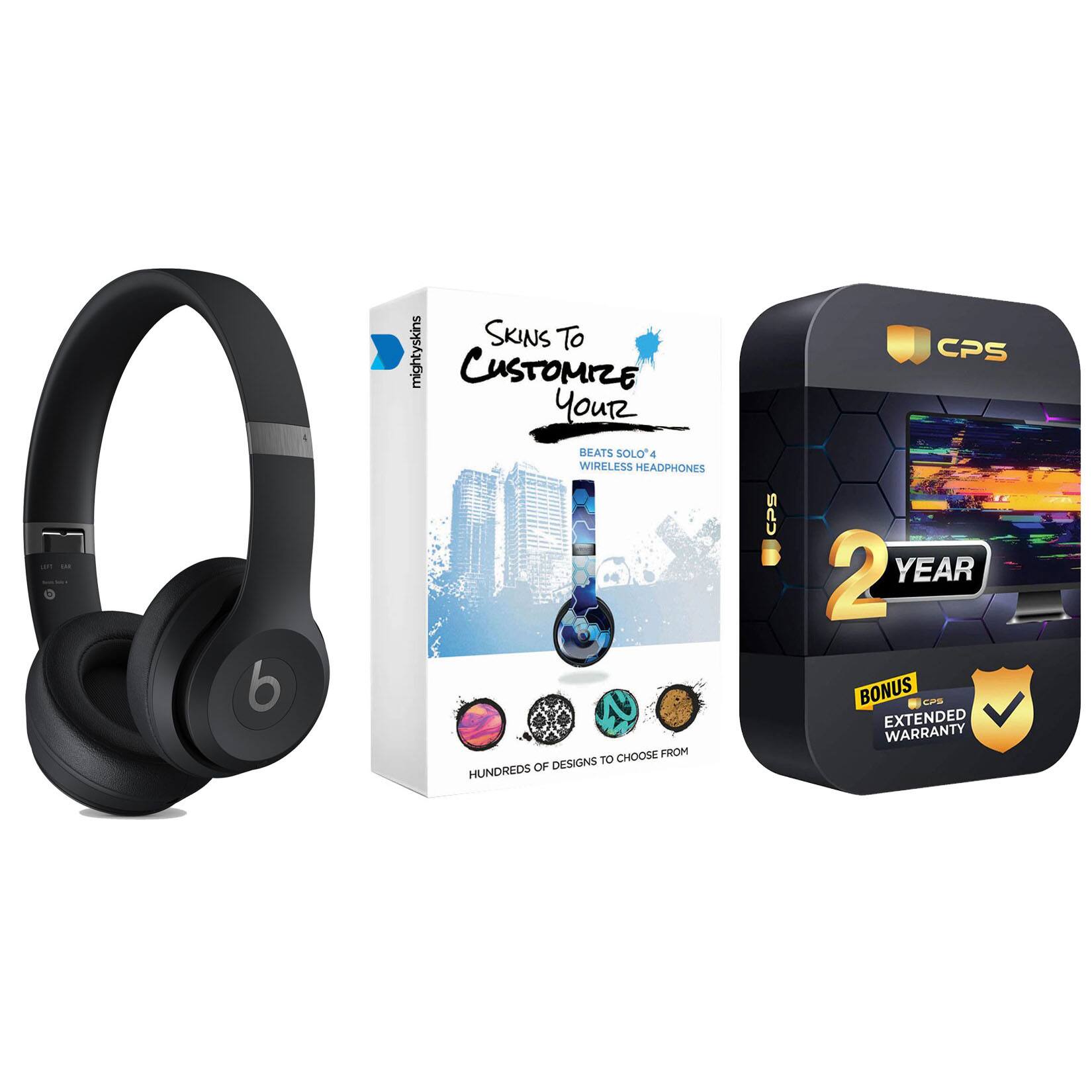 - MightySkins
- Skins to Customize Your Beats Solo 4 Wireless Headphones
- Choose from Hundreds of Designs to Customize
- 2 Year Bonus Extended Warranty
- CPS