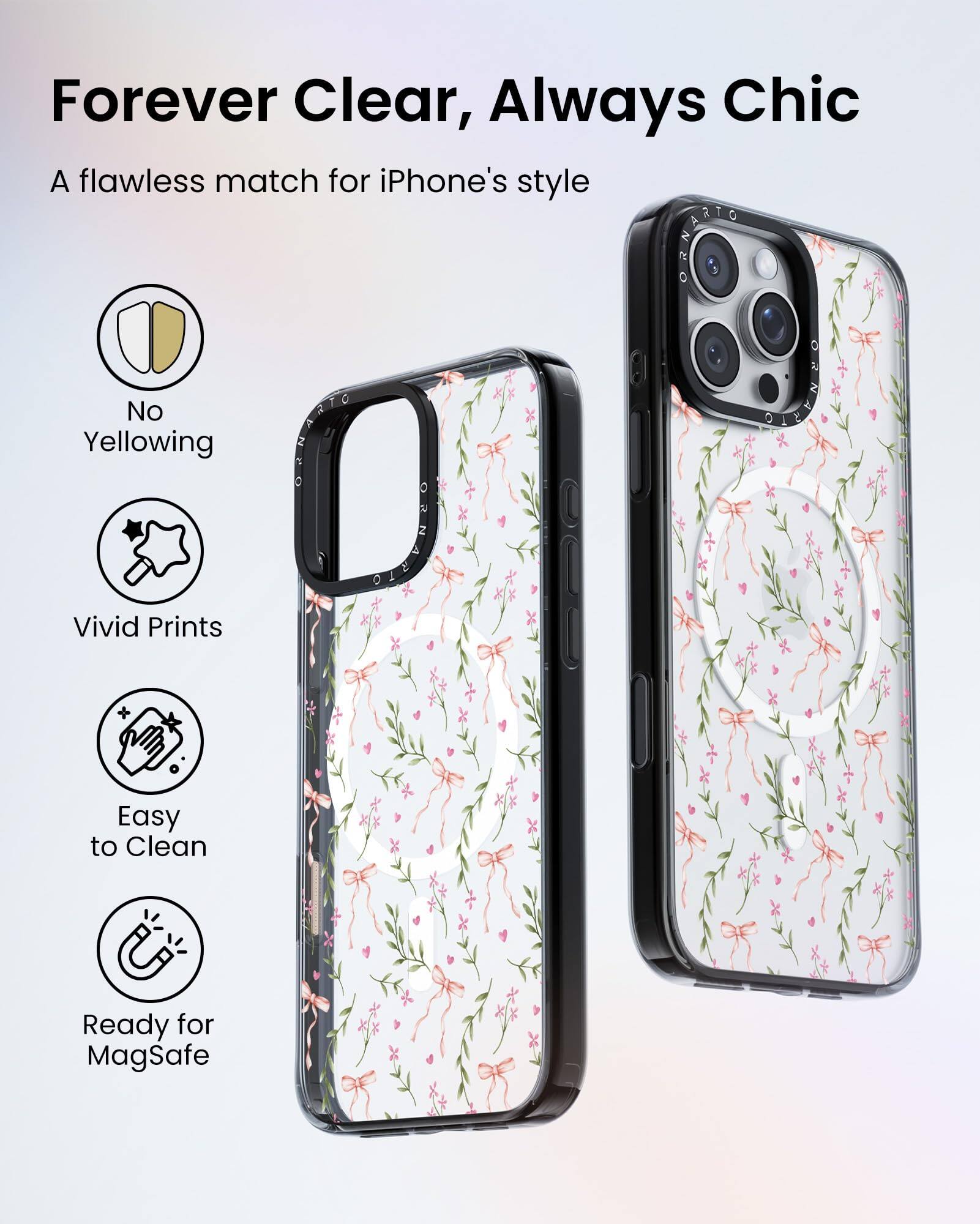 Forever Clear, Always Chic

A flawless match for iPhone's style

- No Yellowing
- Vivid Prints
- Easy to Clean
- Ready for MagSafe