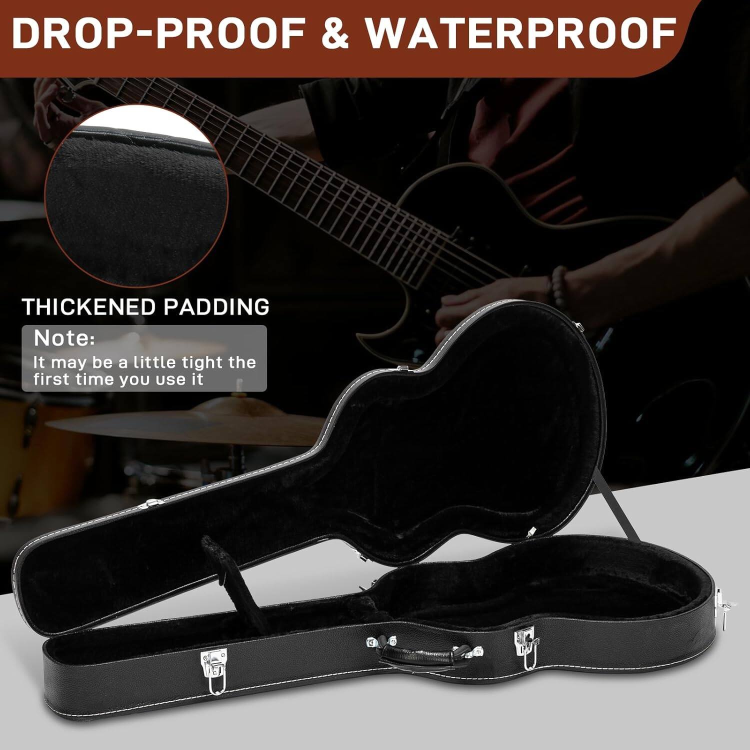 DROP-PROOF & WATERPROOF

THICKENED PADDING

Note: It may be a little tight the first time you use it