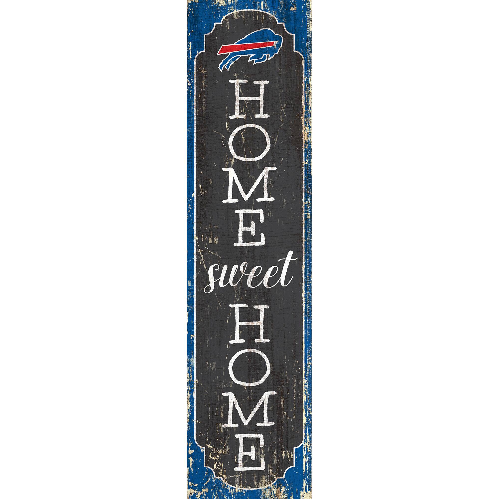 Buffalo Bills 24" Home Sweet Home Leaner Sign